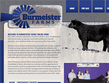 Tablet Screenshot of burmeisterfarms.com